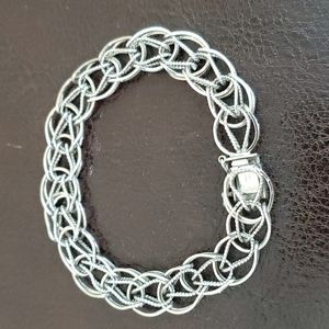 Vintage STG Stamped Charm bracelet